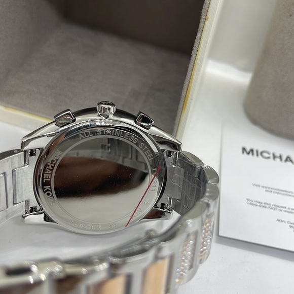 Brand New Michael Kors Diamond series Unisex Watch MK7098 silver - Picture 11 of 14